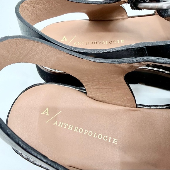 Anthropologie Black Strappy Sandals - Picture 5 of 10